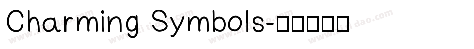 Charming Symbols字体转换